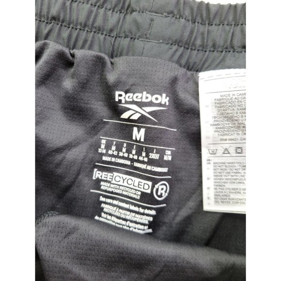 NEW Reebok WOR Run Short Women's Medium Black Liner NWT Run Gym - Picture 6 of 10